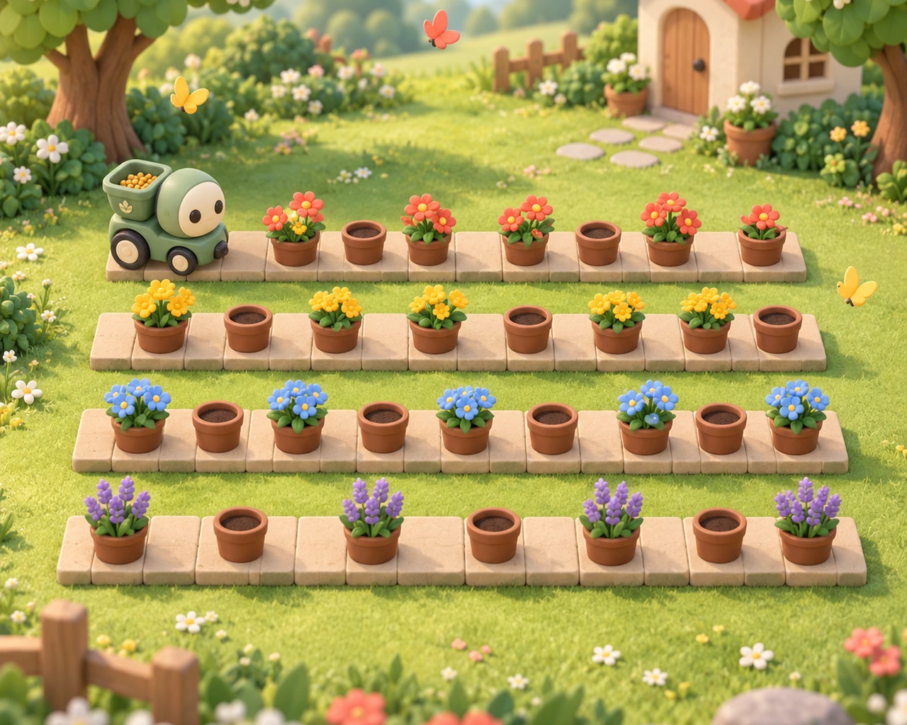 Le jardin des boucles